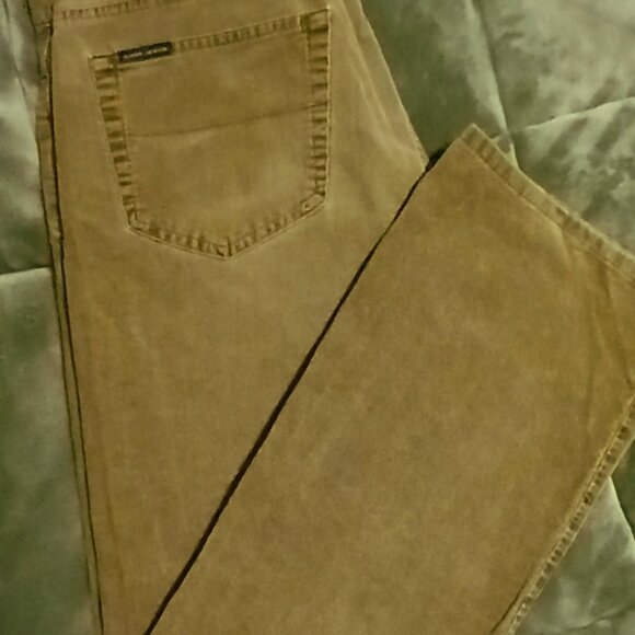 Gant Premium Corduroy Jeans Army Green Brown Men 36”x32” no flaws - Picture 5 of 6
